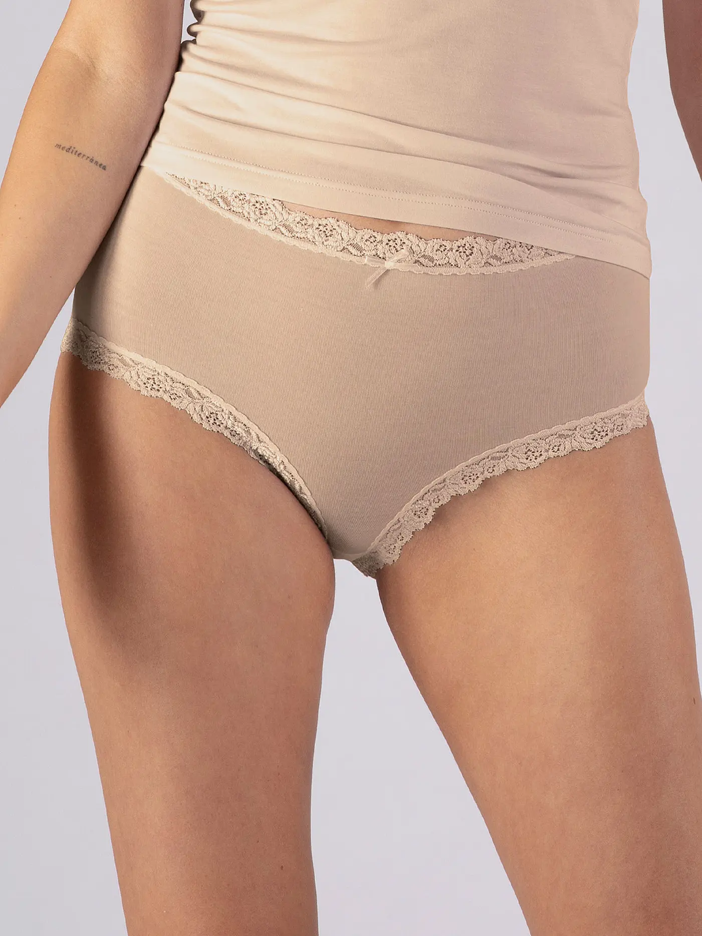NINA VON C | Taillenslip 3er-Pkg. nude | 